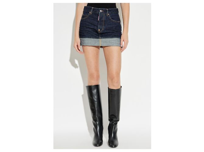 Dsquared2 Denim Minirock in Blau - Ansicht 3