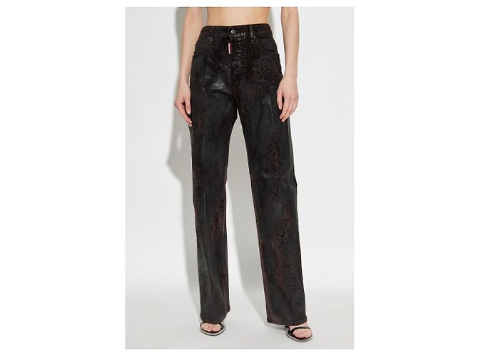 Pantalones San Diego Dsquared2 negros de algodón - vista 3