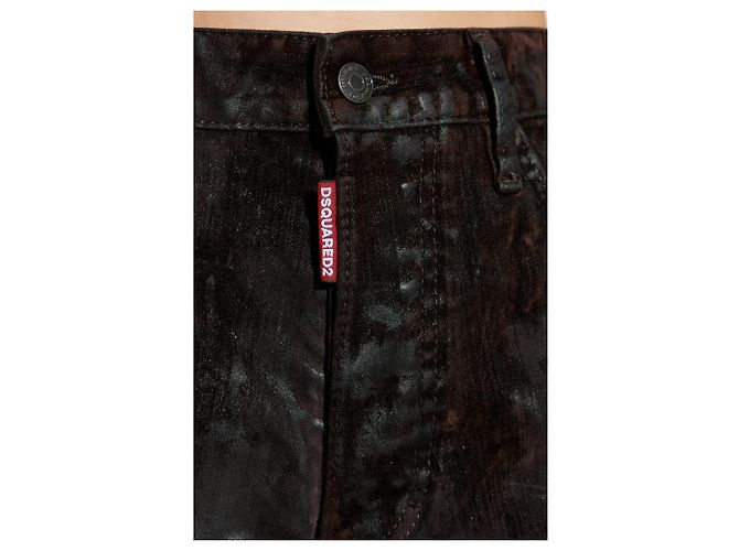 Pantalones San Diego Dsquared2 negros de algodón - vista 5