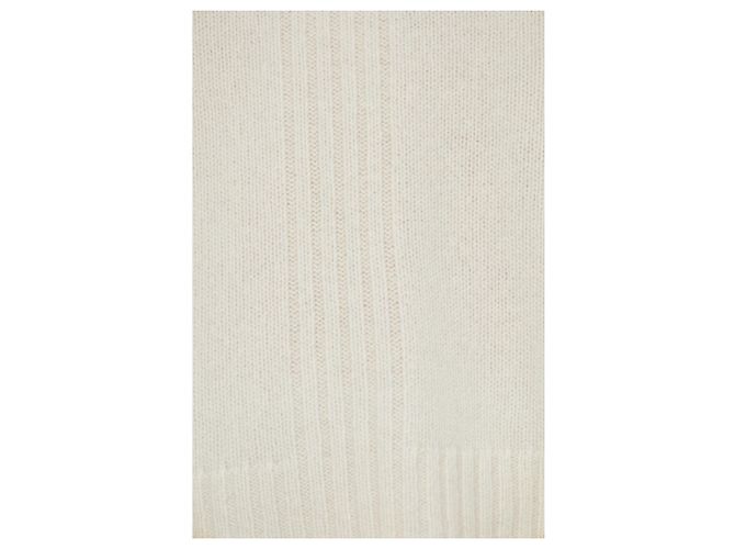 Autre Marque AllSaints Nix Cashmere and Wool Sweater White Cream - view 5