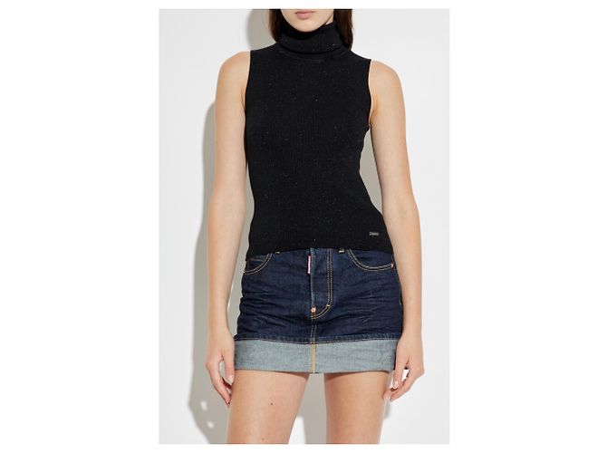 Dsquared2 Top con cuello levantado - vista 3