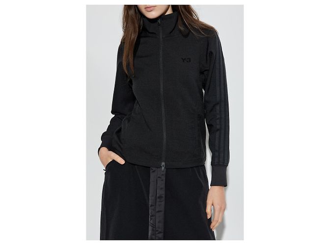 Y3 Felpa Y-3 Logo nera - vista 3