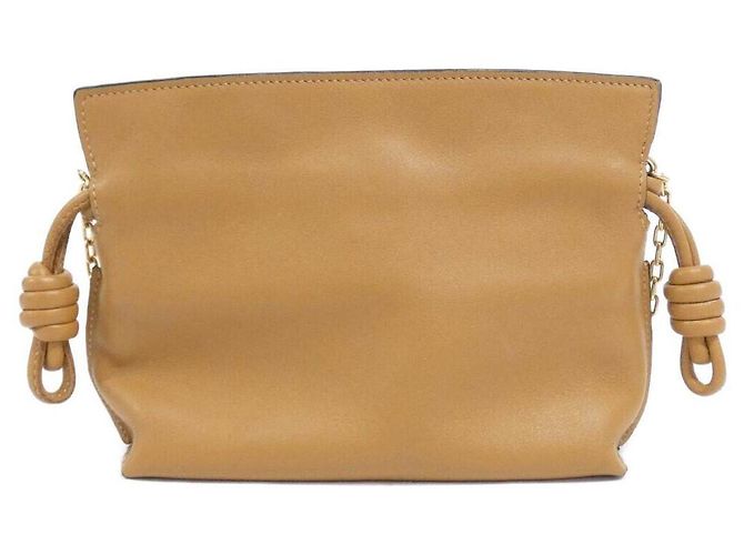 Borsa a spalla Loewe Flamenco Clutch Nano in vitello - vista 2