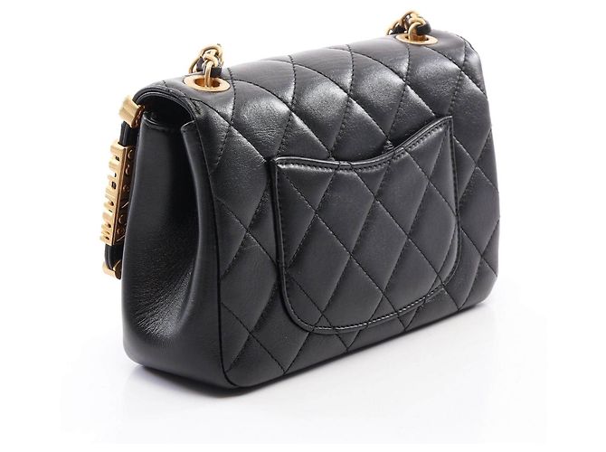 Borsa Chanel Mini Flap in pelle di agnello Borsa a tracolla - vista 2