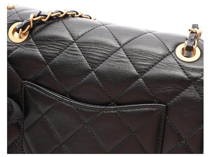Borsa Chanel Mini Flap in pelle di agnello Borsa a tracolla - vista 9