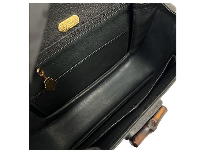 Gucci Bamboo Lederhandtasche - Ansicht 9