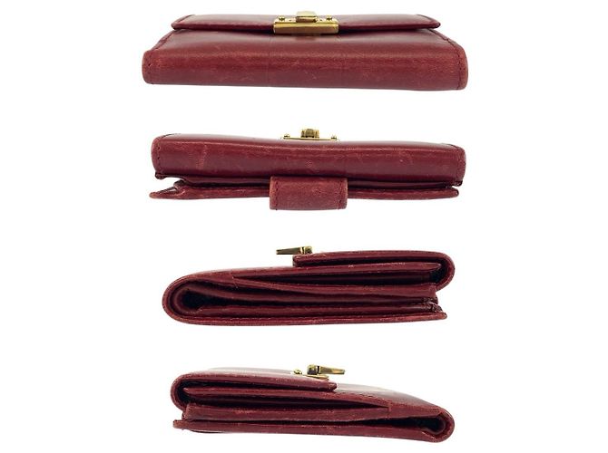 Gucci Ledergeldbörse Rot - Ansicht 10