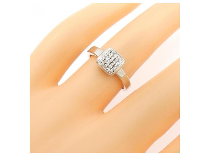 Autre Marque Anello Luziada 750 in oro bianco e diamanti - vista 5