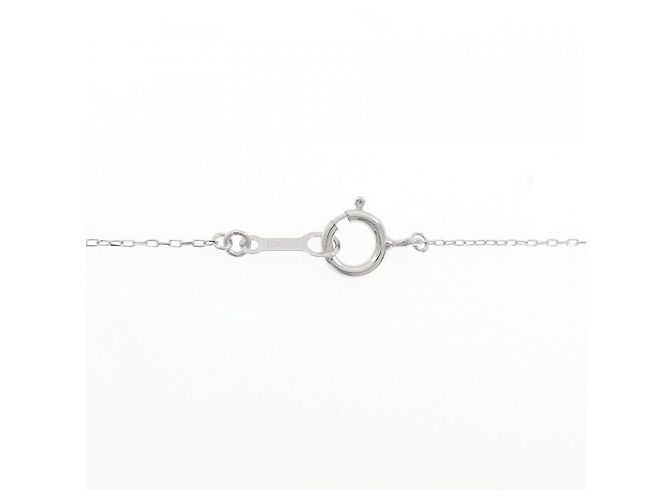 Autre Marque Collana in oro bianco K10 e diamanti - vista 5