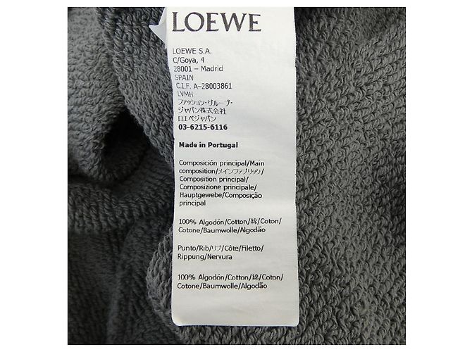 Sudadera con capucha Loewe Relaxed Fit Anagram de algodón - vista 3