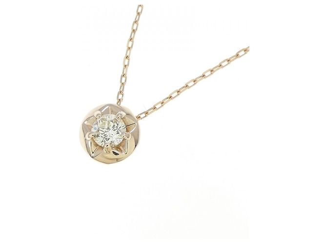 Autre Marque Collar de Estrella con Diamantes K10YG - vista 3