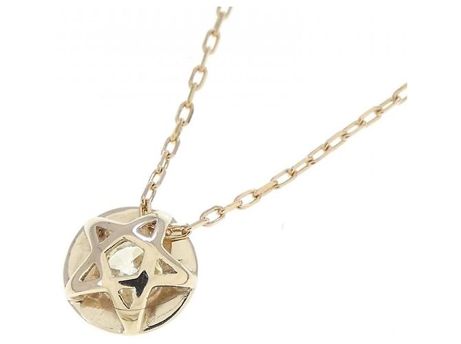 Autre Marque Collar de Estrella con Diamantes K10YG - vista 4