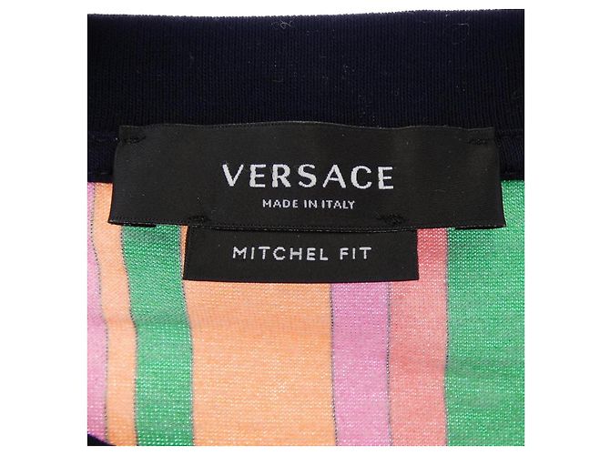 T-shirt in cotone Versace - vista 4
