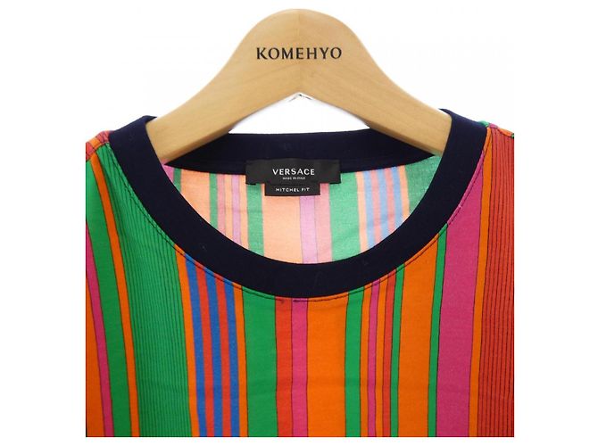 T-shirt in cotone Versace - vista 5