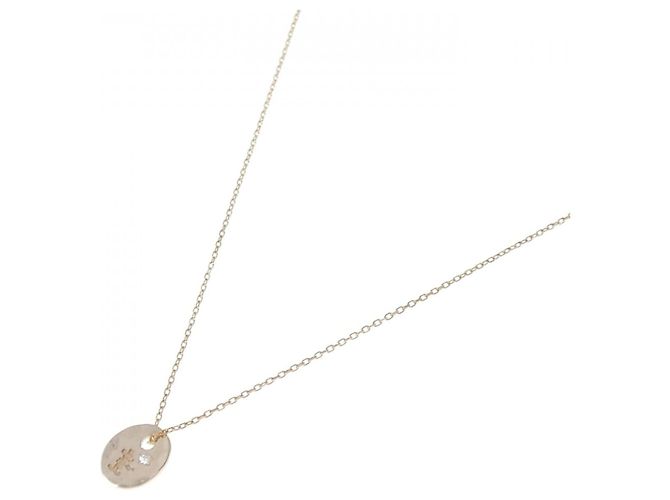 Autre Marque Collar de oro amarillo K10 y diamantes - vista 2