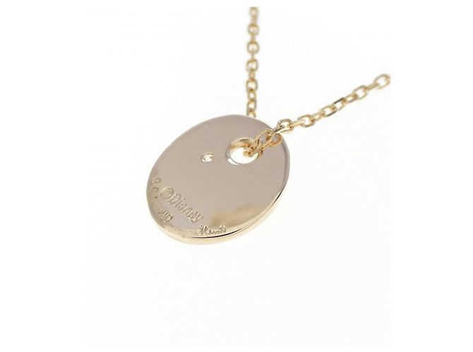 Autre Marque Collar de oro amarillo K10 y diamantes - vista 4