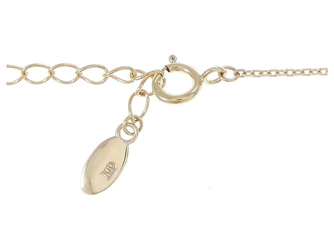 Autre Marque Collar de oro amarillo K10 y diamantes - vista 5