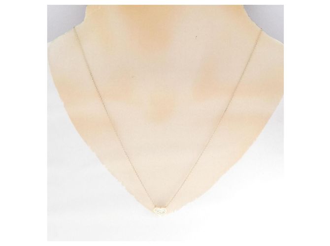 Autre Marque Collar de oro amarillo K10 y diamantes - vista 6