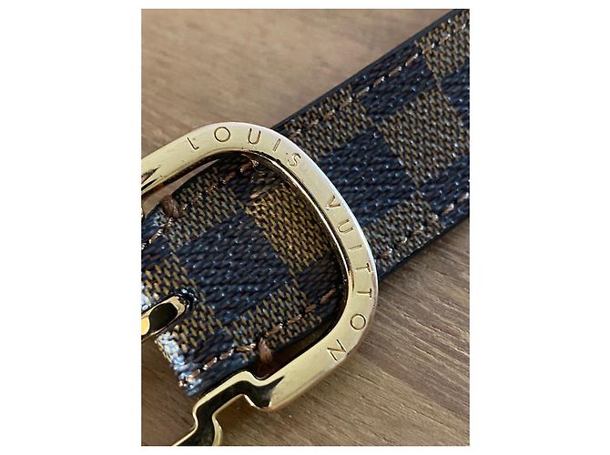 Cinturón Louis Vuitton Damier Ebene - vista 4