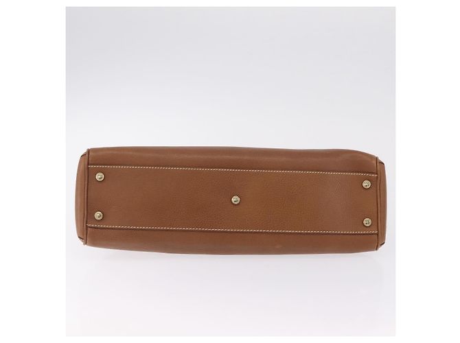 Cartier Hand Bag Leather Brown Gold Auth 211844V - Jerrillo - vista 11