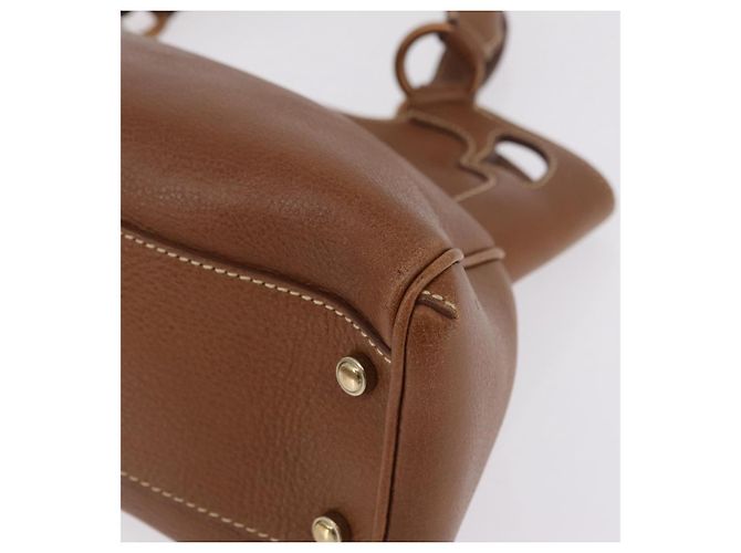 Cartier Hand Bag Leather Brown Gold Auth 211844V - Jerrillo - vista 13