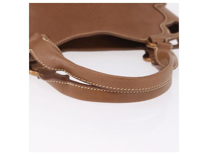 Cartier Hand Bag Leather Brown Gold Auth 211844V - Jerrillo - vista 8