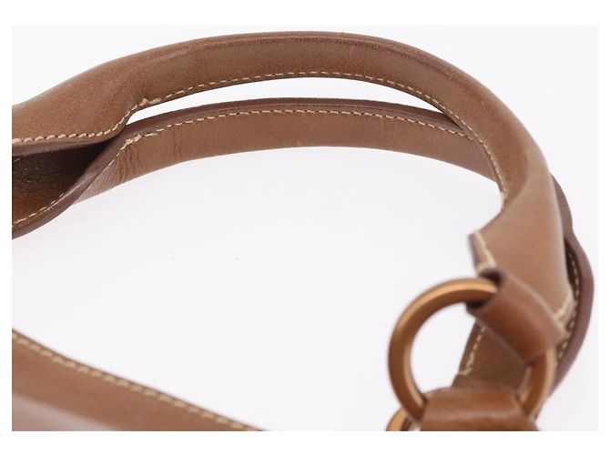 Cartier Hand Bag Leather Brown Gold Auth 211844V - Jerrillo - vista 9