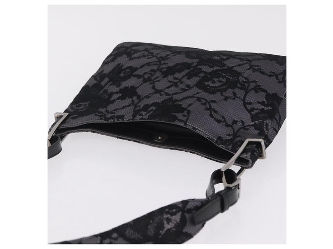 GUCCI Shoulder Bag Satin Purple Silver Auth 211898V - Jerrillo - vista 6