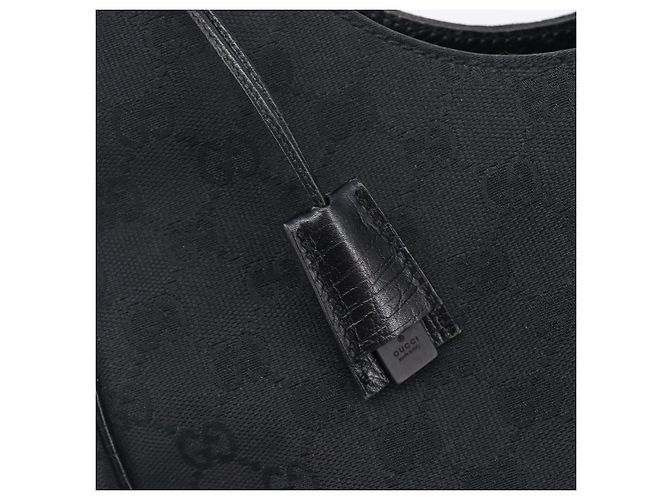 GUCCI GG Canvas Hand Bag Black 106494 Auth 211923V - Jerrillo - vista 14