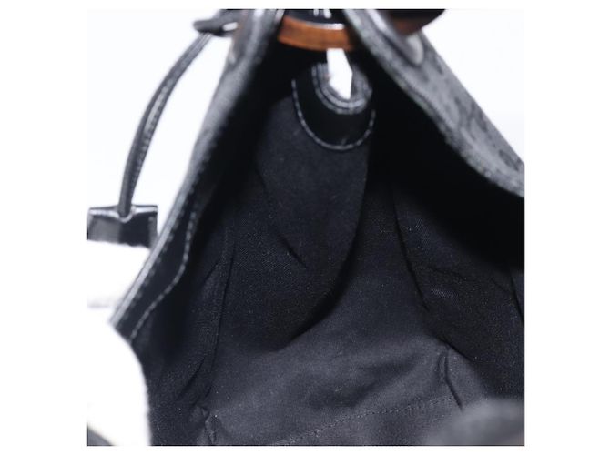 GUCCI GG Canvas Hand Bag Black 106494 Auth 211923V - Jerrillo - vista 19