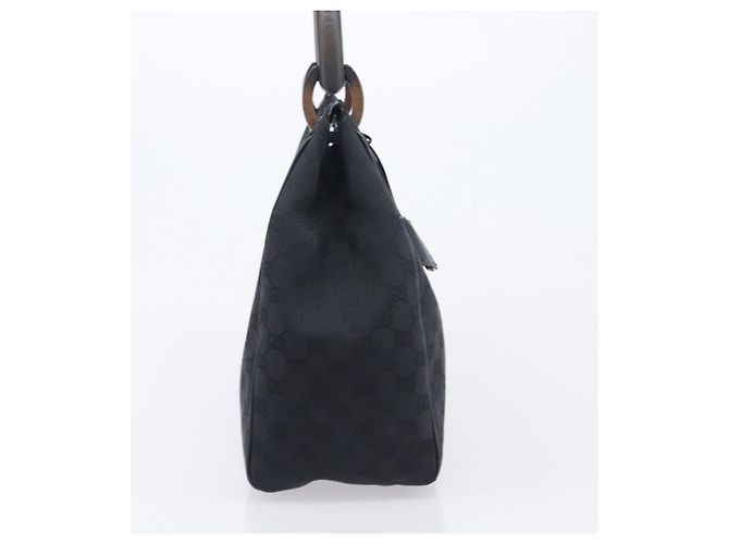 GUCCI GG Canvas Hand Bag Black 106494 Auth 211923V - Jerrillo - vista 5