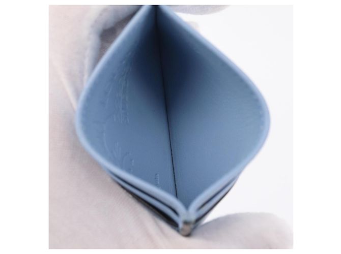 LOEWE x Studio Ghibli Little Totoro Card Case Leather Light Blue Auth 212472SAM - Jerrillo - vista 16