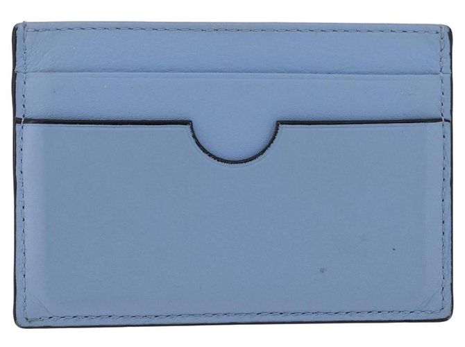 LOEWE x Studio Ghibli Little Totoro Card Case Leather Light Blue Auth 212472SAM - Jerrillo - vista 3