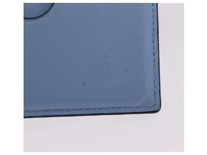 LOEWE x Studio Ghibli Little Totoro Card Case Leather Light Blue Auth 212472SAM - Jerrillo - vista 4