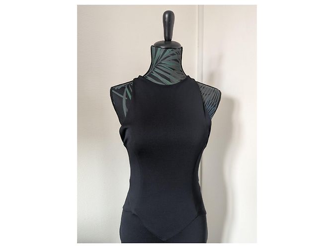 Vestido largo negro Alexandre Vauthier - vista 2