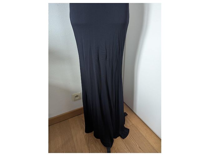 Vestido largo negro Alexandre Vauthier - vista 3