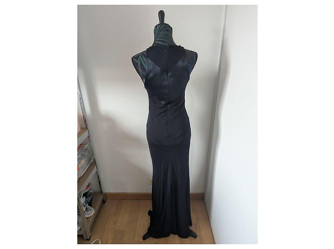 Vestido largo negro Alexandre Vauthier - vista 5