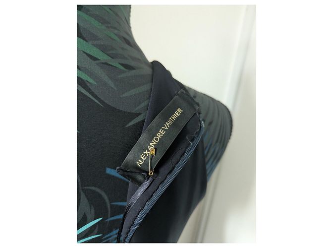 Vestido largo negro Alexandre Vauthier - vista 7