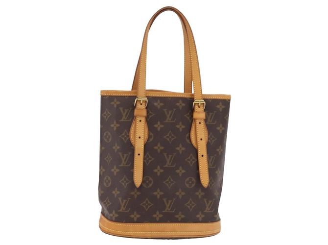 LOUIS VUITTON Monogram Bucket PM Shoulder Bag M42238 LV Auth 213022 - Jerrillo - view 2