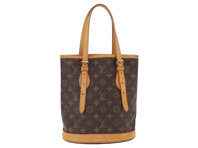 LOUIS VUITTON Monogram Bucket PM Shoulder Bag M42238 LV Auth 213022 - Jerrillo - view 3