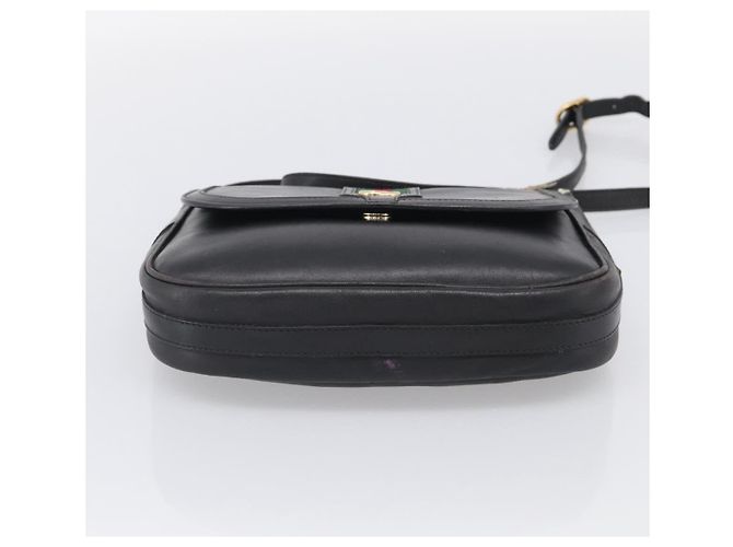 GUCCI Micro GG Supreme Web Sherry Line Bag Leather Black 001 41 4425 Auth 213166 - Jerrillo - vista 10