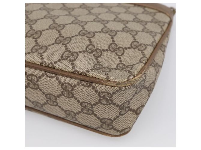 GUCCI GG Supreme Shoulder Bag PVC Beige Auth 213165 - Jerrillo - vista 13