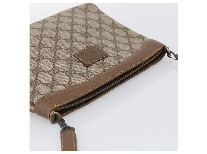 GUCCI GG Supreme Shoulder Bag PVC Beige Auth 213165 - Jerrillo - vista 6