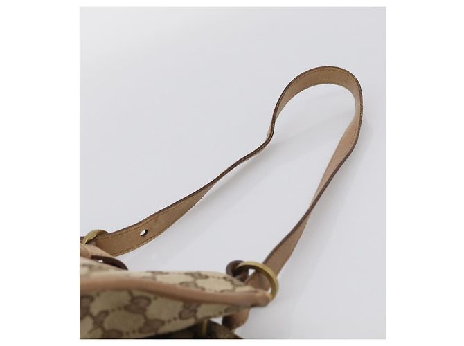 GUCCI Bolsa de Ombro em Lona GG Bege Dourado 109101 Auth 213151 - Jerrillo - vista 8