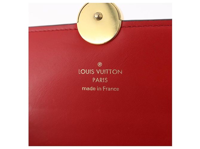 LOUIS VUITTON Monogram Portefeuille Flore Compact Wallet Red M64587 Auth 213188 - Jerrillo - vista 17