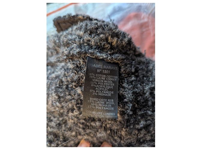 Isabel Marant Etoile Chaleco de lana gris Isabel Marant Étoile - vista 8