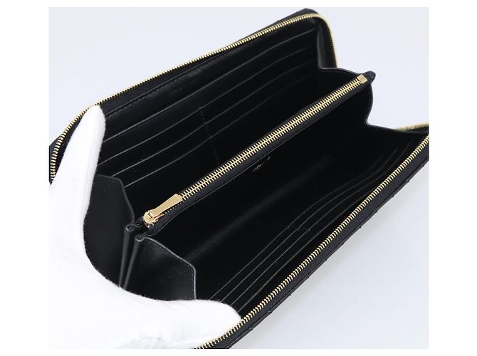 Céline CELINE Long Wallet Leather Gold Black Auth 213198SAM - Jerrillo - Ansicht 14