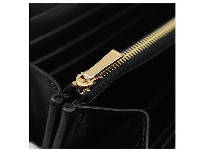 Céline CELINE Long Wallet Leather Gold Black Auth 213198SAM - Jerrillo - Ansicht 17