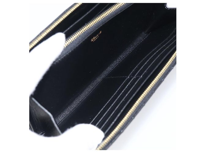 Céline CELINE Long Wallet Leather Gold Black Auth 213198SAM - Jerrillo - Ansicht 19