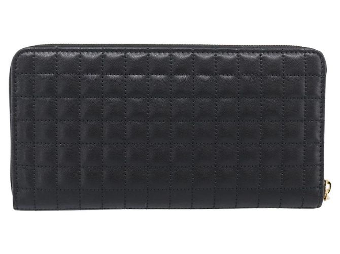 Céline CELINE Long Wallet Leather Gold Black Auth 213198SAM - Jerrillo - Ansicht 4